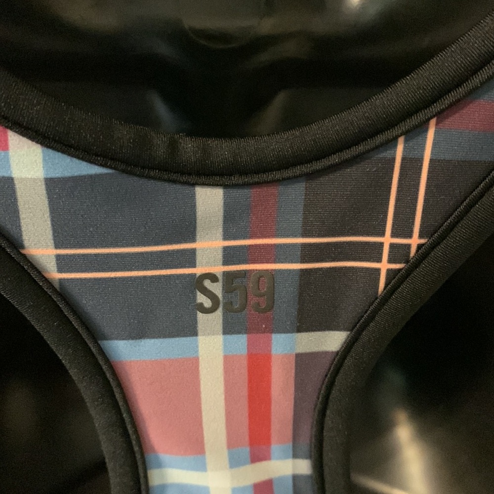 Splits59 Plaid Agathe Techflex Sports Bra Size M - Picture 6 of 9